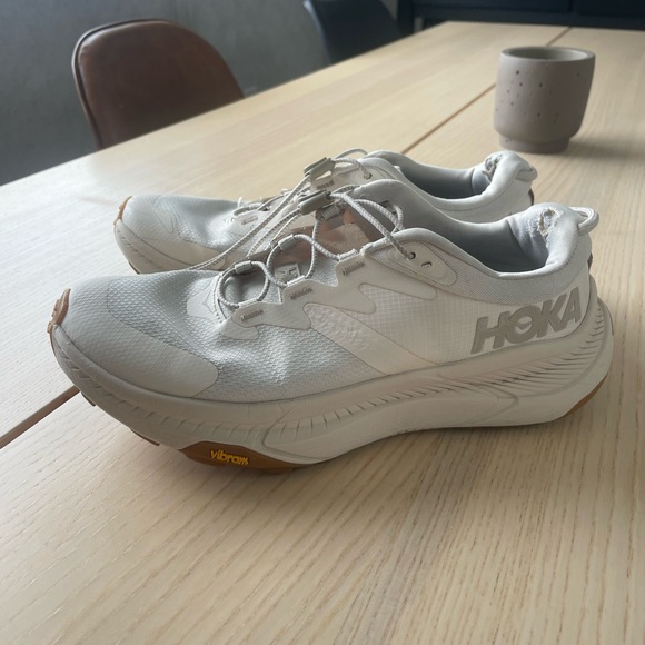 HOKA Transport White Running Shoes women’s size 6.5, ladies Hoka shoes size 6.5 - Picture 6 of 8